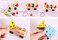Factory Price - Wooden Toy Stacking Train -  Pull Along Toy