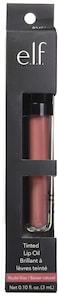 e.l.f. Cosmetics Tinted Lip Oil Hydrating Lip Gloss, Nude Kiss, 0.10 Ounce, Nude Kiss, 0.10 Fl Ounce