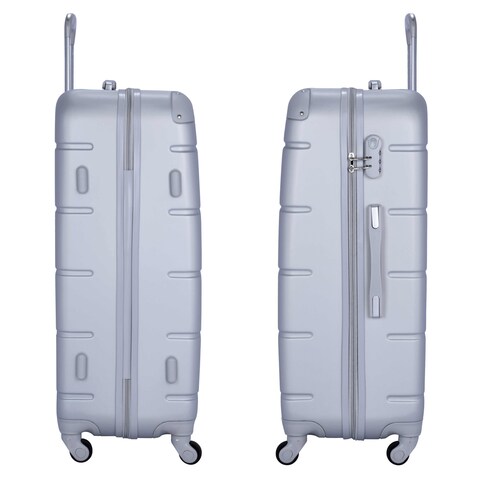 Senator Travel Bag Suitcase A1012 Hard Casing Extra Large Check-In Luggage Trolley 81cm Silver