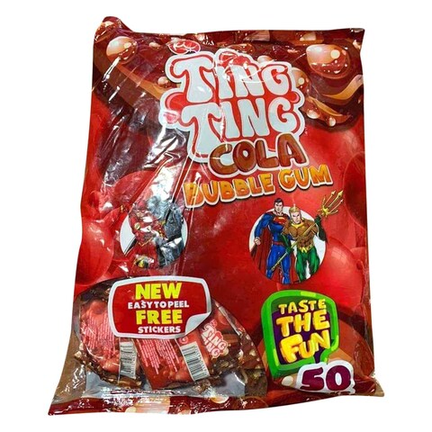 Ting Ting Cola Bubble Gum 50 Pieces
