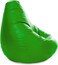 Luxe Decora PVC Bean Bag Cover Only (Medium, Green)