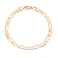 Shining Jewel - Plain Gold Link Bracelet 8-Inch SJ-301701