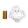 Christmas Magic 23509 Santa DIY Painting Soft Toy