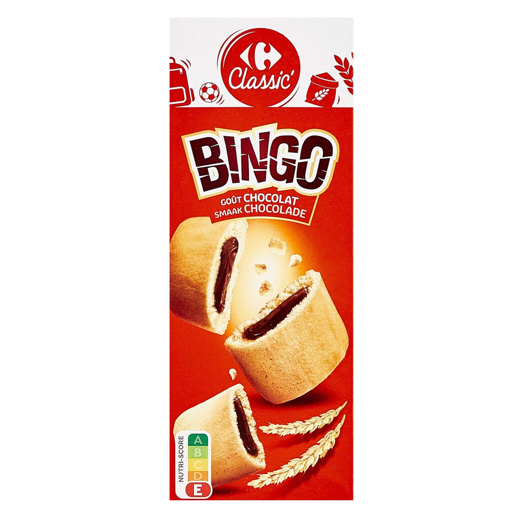 Carrefour Classic Bingo Chocolate Filled Biscuits 225GR