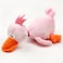 Plush Pet Squeakz Duck Family ( Green/Pink/Yellow) Dog Toy - Multicolor - 3pc