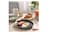 Plate, matt dark grey26 cm,4pack