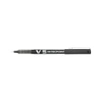 Pilot V5 Hi-Tec Point Rollerball Pen Black 0.5mm 2 PCS