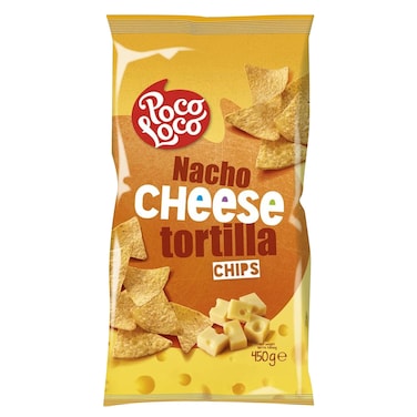 Poco Loco Nacho Cheese Tortilla Chips 450g
