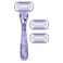 Gillette Venus Deluxe Smooth Swirl Razor With Razor Blade Purple 3 Blades
