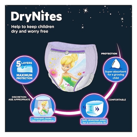 Buy Drynites Layers Pyjama Pants Jumbo Pack For Girls 16 Count