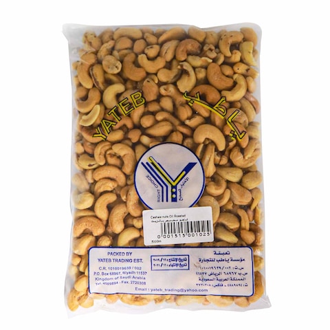 Buy Yateb Cashew Nuts Oil Roasted 500g in Saudi Arabia