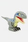 Jurassic World Uncaged Rowdy Roars Beta Velociraptor Dinosaur Figure, Grey/Blue