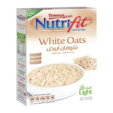 Temmy&#39;s Nutifit White Oats 500g