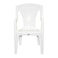 Cosmoplast Queen Chair White 59x58x93cm