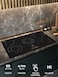 MILLEN 90 cm Built-in Electric Hob 5 Heating Zones - MEH 902 BL, Kanger Glass Ceramic, 8700 Watts, Hi-Light Heating Elements, Touch and Slider Control, 3 Year Warranty