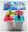 Ice Mold for Making Delicious Ice Cream, Ice Case Popsicle Mold (Container with 4 Cavities) (Pack of 1).