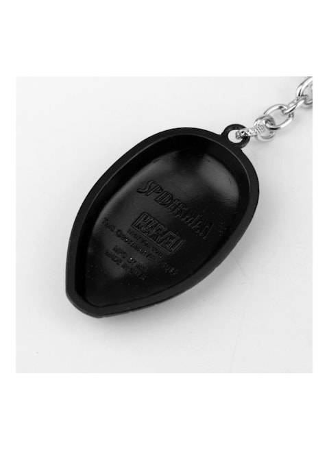 Generic Marvel Spider Man Mask Keychain Ring Black