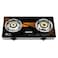 Geepas 2 burner gas stove, GK6879, Black