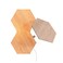 Nanoleaf Elements Hexagons Expansion Pack Birchwood - Smart WiFi LED Panel System w/ Music Visualizer - 3 Pack