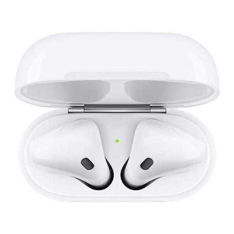 Apple AirPods 2nd Generation Earbuds With Charging Case, Bluetooth, Built-in Microphone, White