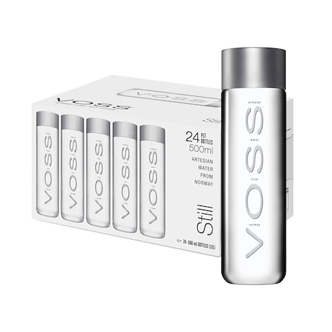 Voss Still Artesian Water 500ml Pack of 24