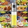 ECVV Oil Spray Dispenser with Scale Line, Leak Proof Stainless Steel Olivia Oil Transparent Bottle, Vinegar Glass Dispenser for Cooking/Salad/Baking Pan/BBQ