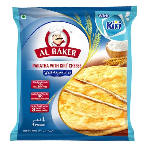 Al Baker Paratha With Kiri Cheese 360g