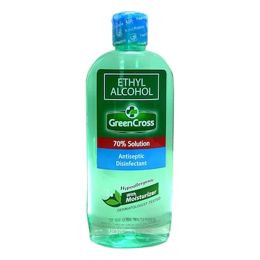 Green Cross 70% Ethyl Alcohol Antiseptic Disinfectant Green 250ml