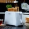 Geepas 2 Slice Bread Toaster, Variable Browning Setting, GBT36515, Cancel Function, Removable Crumb Tray, Wide Slots And High Lift Feature, Cord Storage