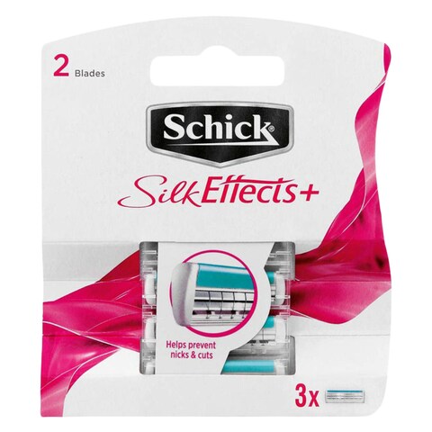 Schick Silk Effects Plus Razor Blade Refills 3 Count