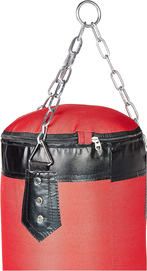 Sky Land Boxing Bag Em 1838, Multi Color Super Tough Premium Synthetic Leather, Red
