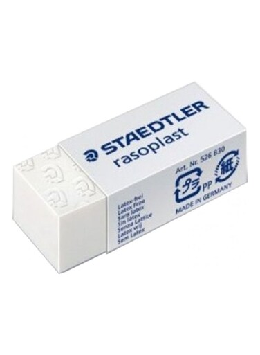 Buy STAEDTLER Pencil Eraser White Online | Carrefour KSA