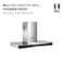 BOJ Built In 60cm Chimney Hood CBI-600AXA, Telescopic, Wall Mounted, 4 Speed Settings, Stainless Steel Material, Touch Control, T Design Premium Range Hoods- Built With Cutting Edge Technology