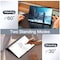 Case For Samsung Galaxy Tab S9 Ultra 14.6-Inch, Translucent Back Tri-Fold Stand Protective Tablet Cover, Support S Pen Charging Auto Wake/Sleep Black