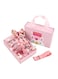 Hair Ties &amp; Kit, 18Pcs Hair for Kids Toddlers Babies Teen Coral Pink