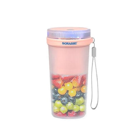 Rechrgeable Portab plastic jar 350ml stainless steel blade power motor usb rechargeable one button control with led indication
