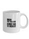 muGGyz We Are Not Things Printed Ceramic Coffee Mug White