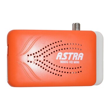 ريسيفر ميني استرا عالي الدقة، 9000G - برتقالي