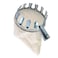 Generic-White High-Altitude Fruit Collector with Bag Portable Fruit Picker Metal Fruit Picking Tool Gardening Farm Picking Basket Catch Basket Fruit Catcher Harvest Picking Tool for Picking Apples Cit