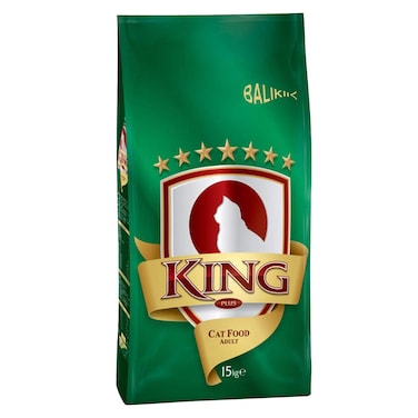 King Plus Fish Cat Food 15Kg