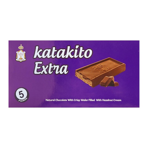 Katakito Chocolate Wafer Cream - 5 Count