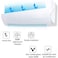 Xgwml Air Conditioning Windshield, Hanging Air Conditioning Windshield, Home Adjustable Air Conditioner, Anti-Direct Blowing, Retractable Deflector, Air Conditioning Cover (Cutout, 56cm*18cm)