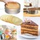 Marlamall Layer Cake Slicer Stainless Steel Adjustable 7 Layered Bread Cutter Ring Of 6-8 Inches