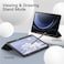 Case For Samsung Galaxy Tab S9 FE+ / S9 FE Plus 12.4-Inch with S Pen Holder, Soft TPU Tri-Fold Stand Protective Tablet Cover, Support S Pen Charging, Auto Wake/Sleep (Black)