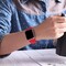 Wafi Compatible Apple Watch Band 42mm, 44mm, Soft Silicone Sport, Red
