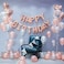 Buena Ventura's Themez Only Happy Birthday Balloon Letters - 13 Letters (Rose Gold) with (with Rose Gold and Silver Metallic Balloons + Foil Balloons - (Pack of 47 pcs))