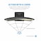 HP 23.6-Inch Curved Full HD LED Gaming Monitor X24c Black