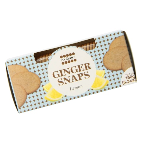 Nyakers Swedish Gingersnaps Lemon Cookies 150g