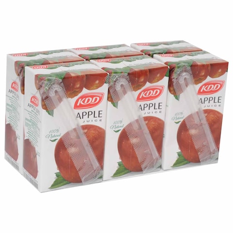 KDD APPLE JUICE 100% NATURAL 6&times;250ML