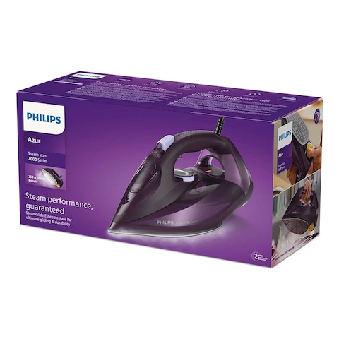 Philips Azur Steam Iron 7000 Series DST7051 Purple